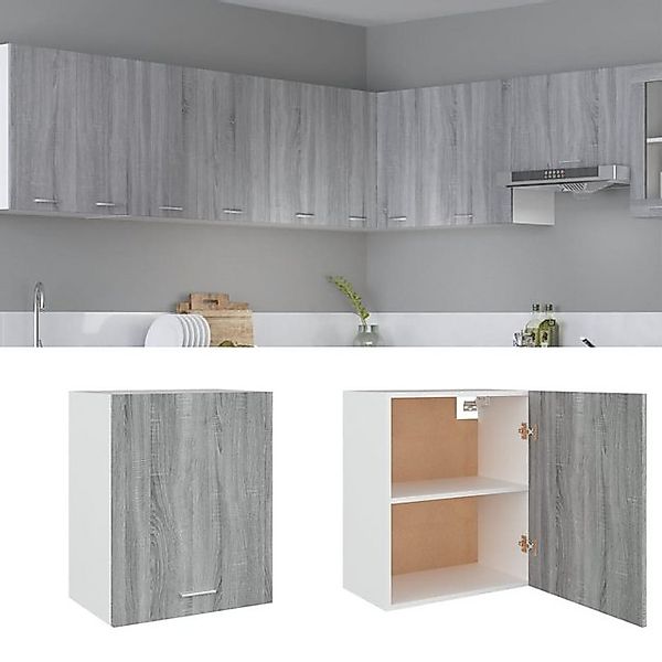 vidaXL Schrankmodule Hängeschrank Grau Sonoma 50x31x60 cm Holzwerkstoff günstig online kaufen