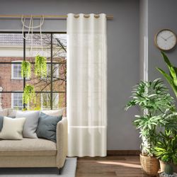 Neutex for you Vorhang "Libre-ECO" Ösen 1 Stk. tlg. günstig online kaufen