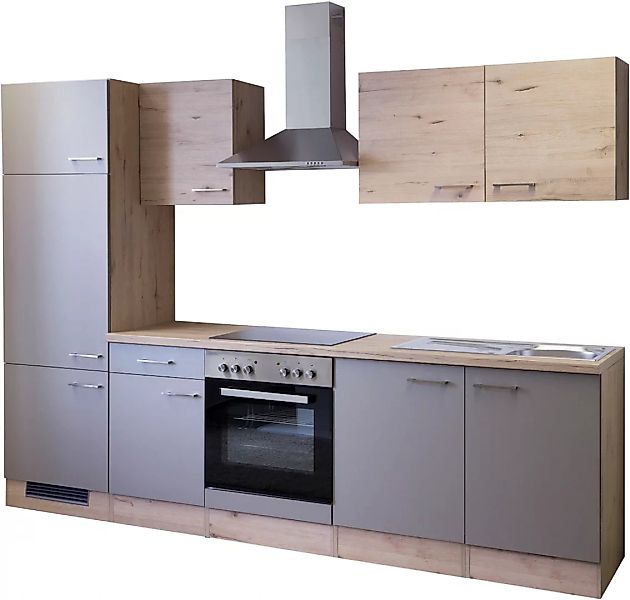 Flex-Well Küche "Riva", Gesamtbreite 270 cm, mit und ohne E-Geräte lieferba günstig online kaufen