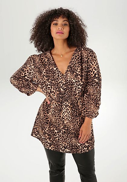 Aniston PLUS Schlupfbluse, in aktuellen Leoprint - NEUE KOLLEKTION günstig online kaufen