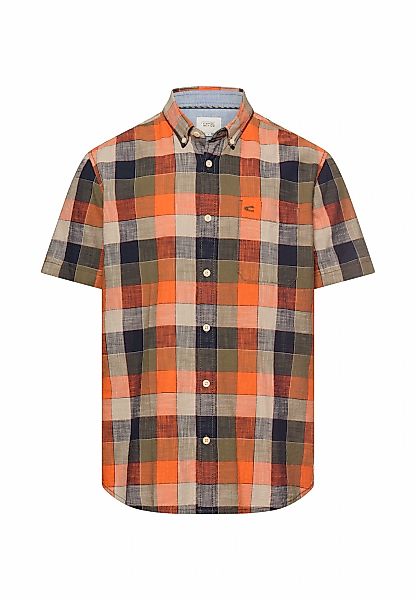 camel active Karohemd Kurzarm, mit Button-Down-Kragen günstig online kaufen