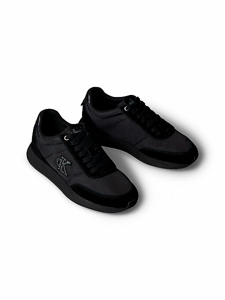 Calvin Klein Keilsneaker "RETRO RUNNER ESS MIX MAT" Schnürschuh, Halbschuh, günstig online kaufen