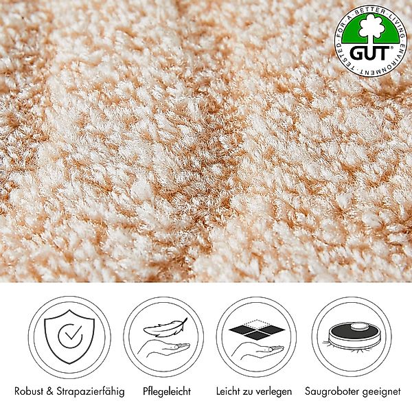 Andiamo Teppichboden »Amberg, Strukturschlinge, Made in Belgium«, rechtecki günstig online kaufen
