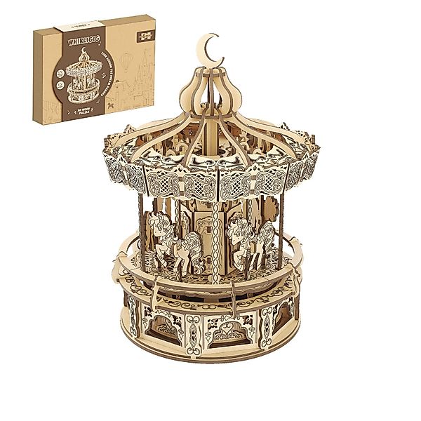 Esun 3D-Puzzle 3D Puzzle Holz Karussell, günstig online kaufen