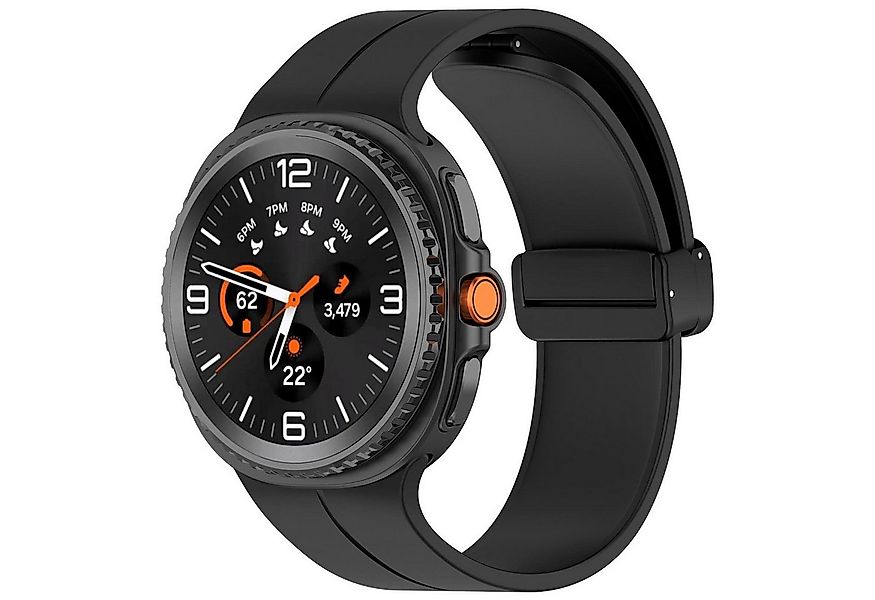 Wigento Smartwatch-Armband Für Samsung Galaxy Watch 8 / 8 Classic Silikon M günstig online kaufen