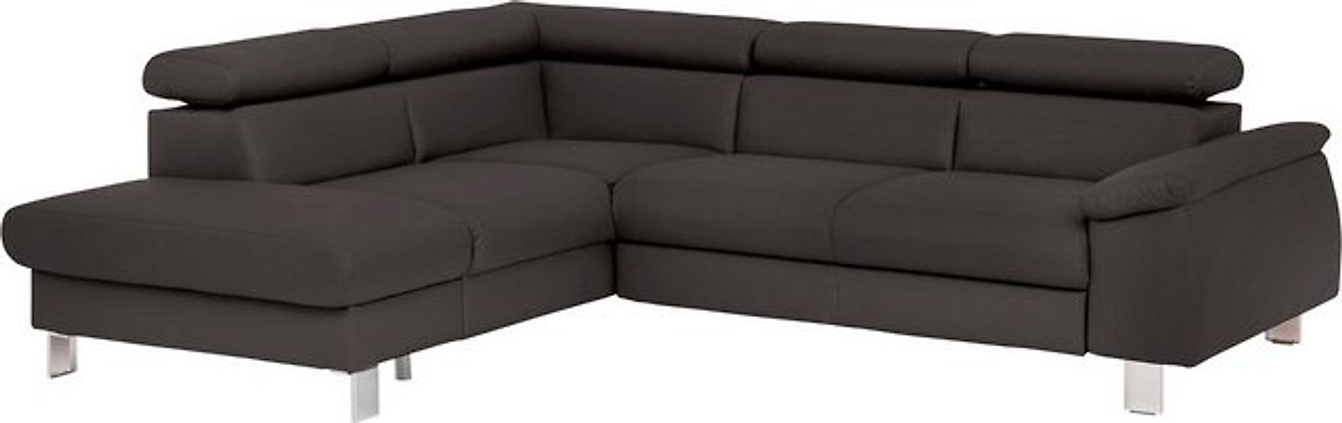 COTTA Ecksofa "Komaris L-Form mit Kopfteilverstellung", wahlweise mit Bettf günstig online kaufen
