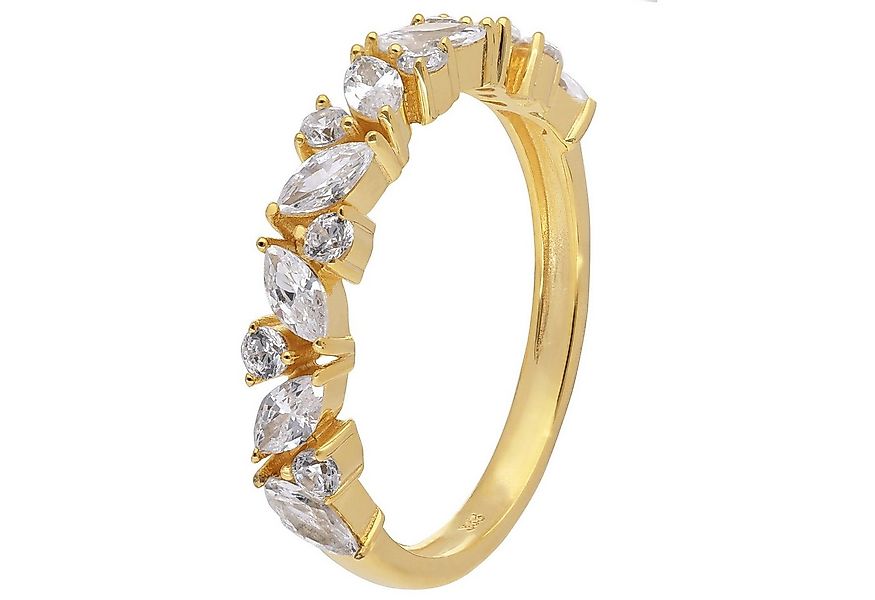 trendor Goldring Damenring Gelbgold 333 Zirkonia günstig online kaufen