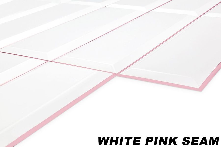 Hexim Wanddekoobjekt WHITE PINK SEAM (Restposten! günstig online kaufen