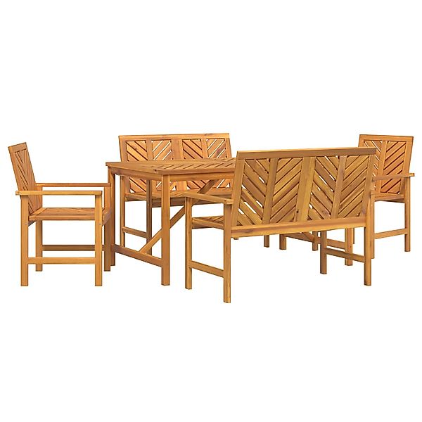 vidaXL 5-Teiliges Garten-Essset Massivholz Akazie 3154109 günstig online kaufen