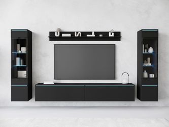 INOSIGN Wohnwand VERA II, Vitrinen Türanschlag günstig online kaufen