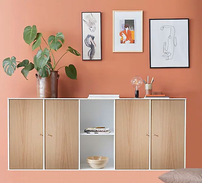 Hammel Furniture Sideboard »Mistral Kubus«, mit vier Türen, Wandmontage/ste günstig online kaufen