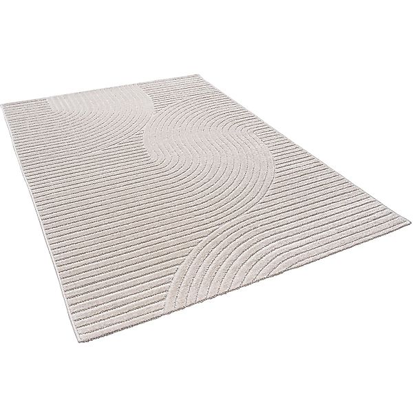 Pergamon In & Outdoor Teppich Flachgewebe Classy Creme Modern 120x170cm günstig online kaufen