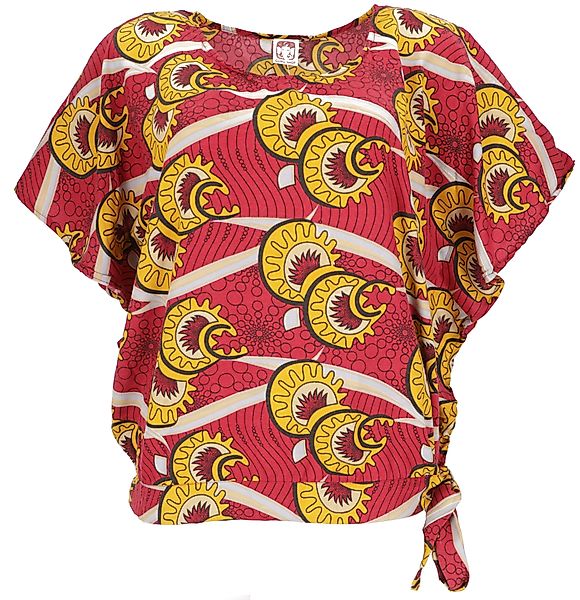 Guru-Shop Longbluse Lockere Sommerbluse mit afrikanischem günstig online kaufen
