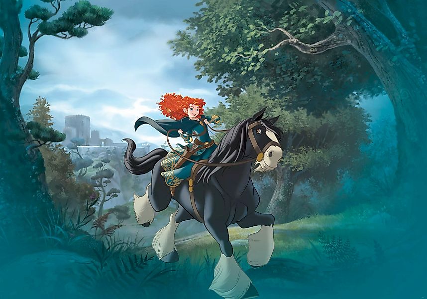 Komar Vliestapete »Digitaldruck Vlies - Merida Riding - Größe 400 x 280 cm« günstig online kaufen