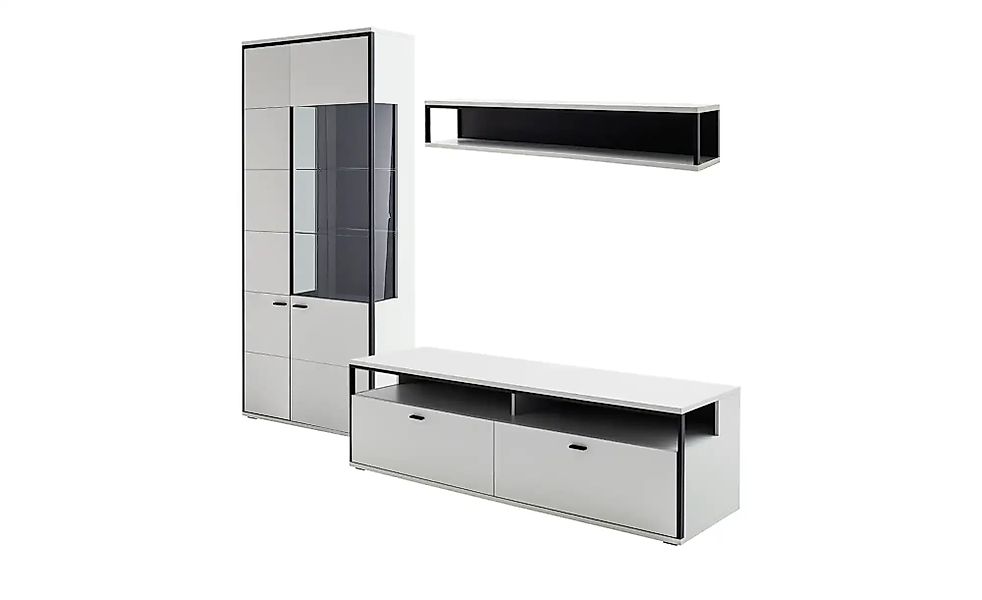 Wohnkombination  Orella ¦ weiß ¦ Maße (cm): B: 267 H: 199 T: 51.0 Kommoden günstig online kaufen