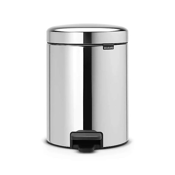 New Icon Treteimer 5 Liter brilliant steel günstig online kaufen