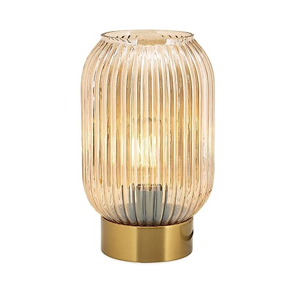 Orion Leuchten Tischleuchte Carneval 1 x E27 Amber günstig online kaufen