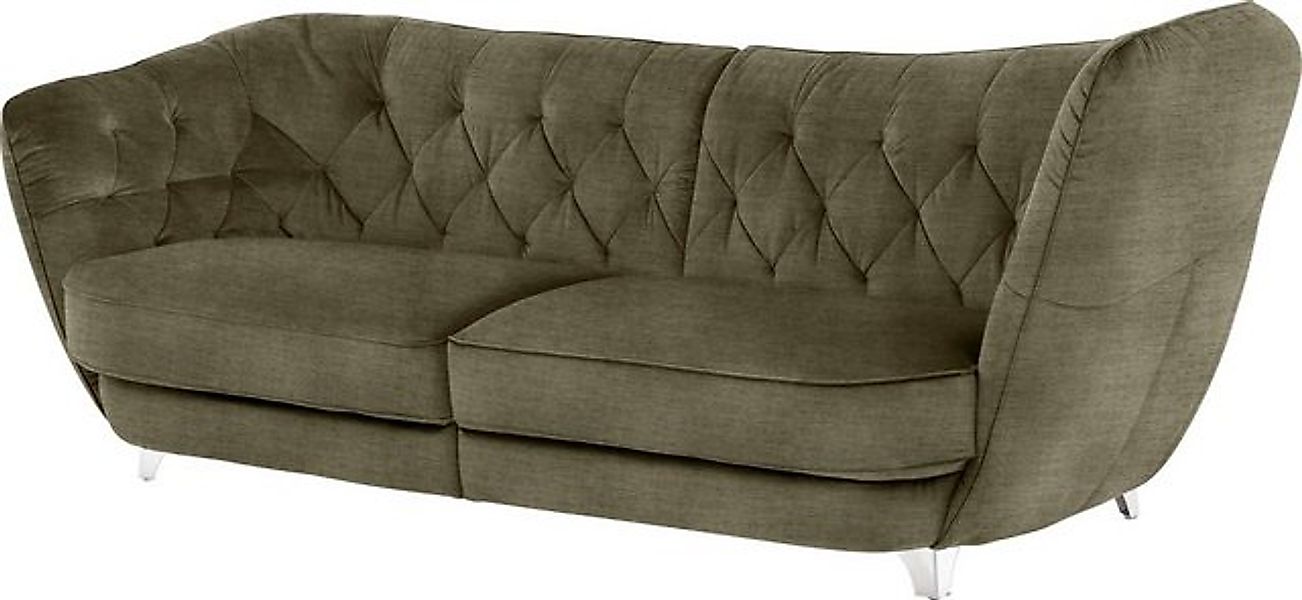 Leonique Big-Sofa Retro, stylischer Hochlehner günstig online kaufen
