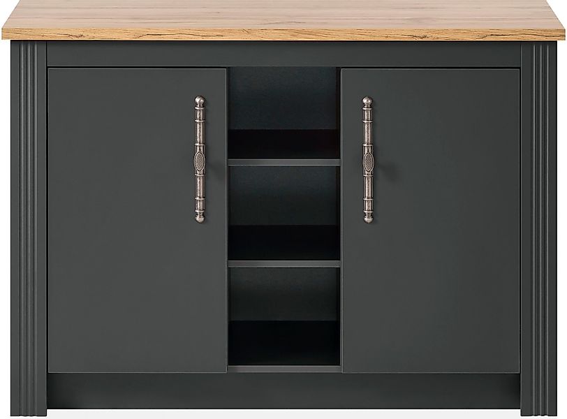 KOCHSTATION Spülenschrank "Westminster", im romantischen Landhausstil, Brei günstig online kaufen