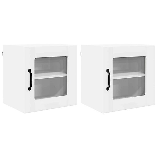 vidaXL Küchenschrank 2 Stk Weiß 40 x 31 x 40 cm Holzwerkstoff 884835 günstig online kaufen