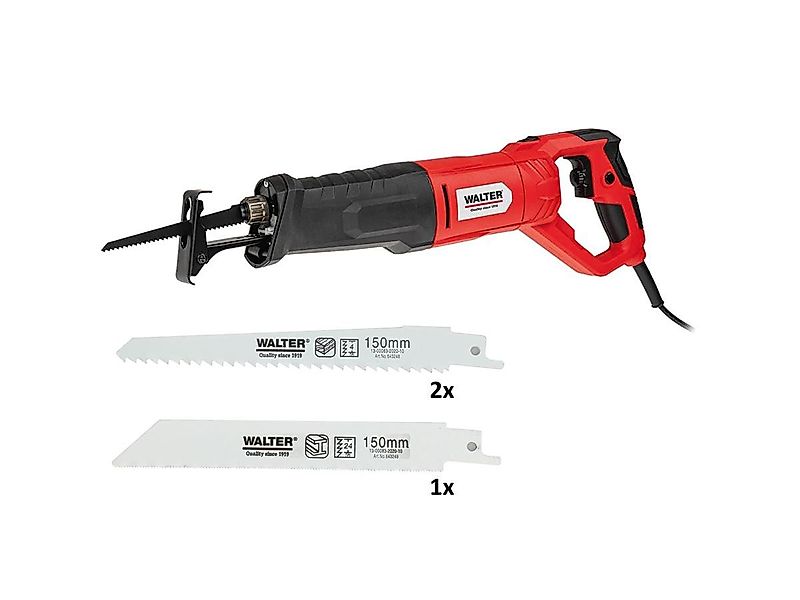 WALTER Säbelsäge 850 W, Inklusive 3 Sägeblätter, 2x für Holz, 1x Metall günstig online kaufen
