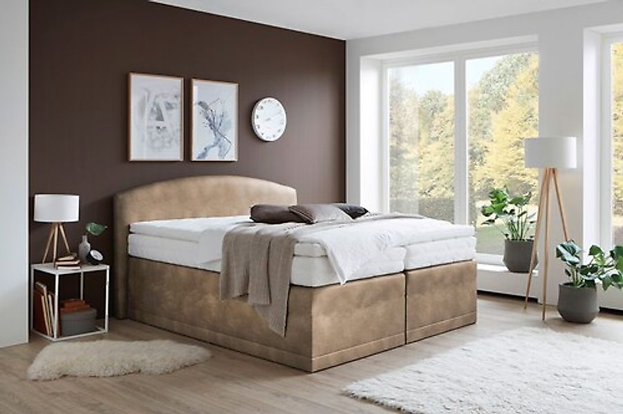 Westfalia Schlafkomfort Boxspringbett »Madeira« wahlweise mit Topper und Be günstig online kaufen
