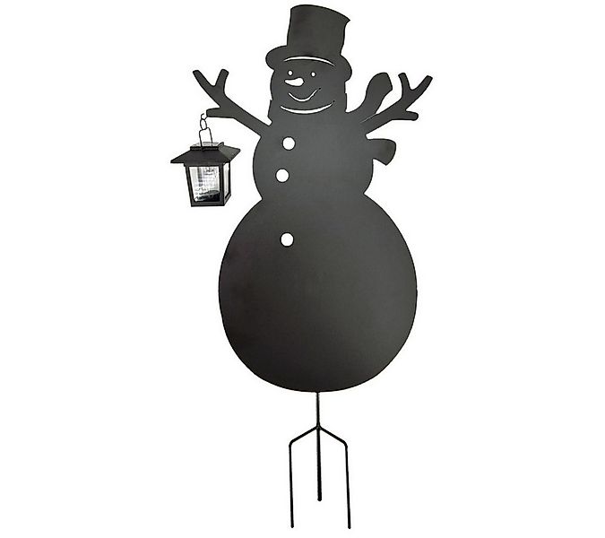 abc HOME LED Gartenleuchte Schneemann mit Laterne, LED, Solarpanel, 59 cm, günstig online kaufen