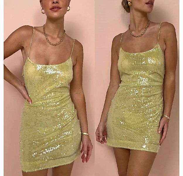 jalleria Dirndl Sexy schmal geschnittenes, Strapskleid mit schillernden Pai günstig online kaufen