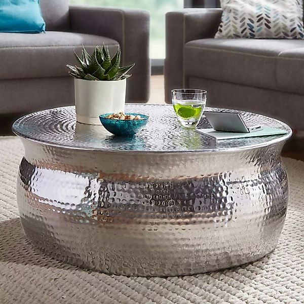 Couch Beistelltisch aus Aluminium Loft Style günstig online kaufen
