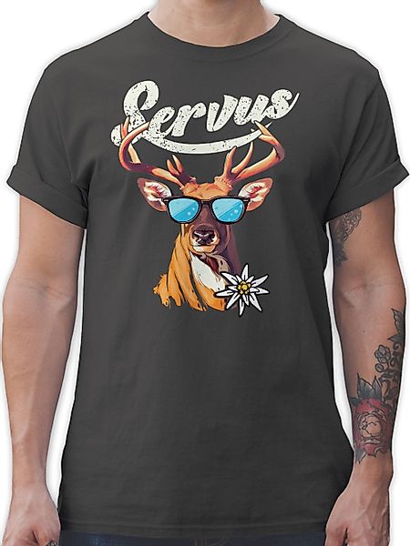 Shirtracer T-Shirt Servus Hirsch Mode für günstig online kaufen