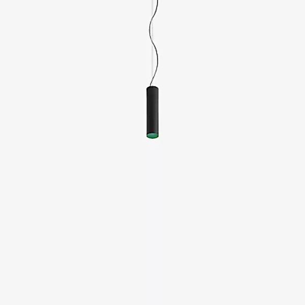 Artemide Tagora Pendelleuchte LED, schwarz/grün - ø8 cm günstig online kaufen