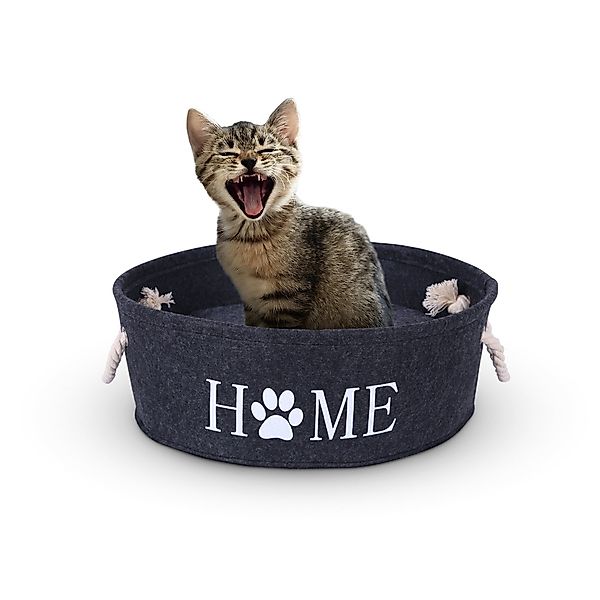 Bestlivings Tierbett Katzenkorb Ø40cm + Kissen, günstig online kaufen