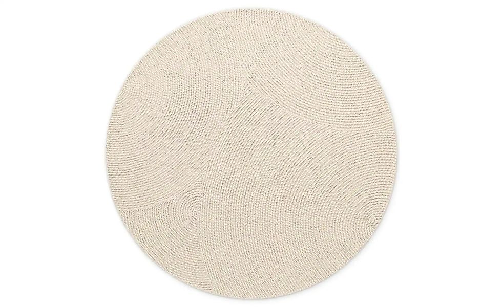 Hanse Home Wollteppich   ¦ creme ¦ Wolle,Baumwolle Ø: 150 Teppiche > Naturt günstig online kaufen
