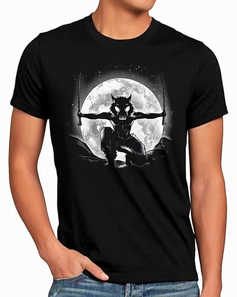 style3 T-Shirt Moonlight Boar demon slayer anime japan manga cosplay günstig online kaufen