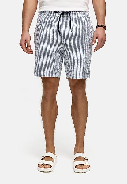 Indicode Chinoshorts INAlizzo aus Seersucker-Material für günstig online kaufen