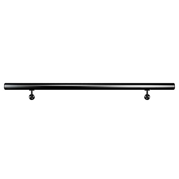 Treba Handlauf-Set H29 Aluminium Ø 4,2 cm x 150 cm Schwarz günstig online kaufen