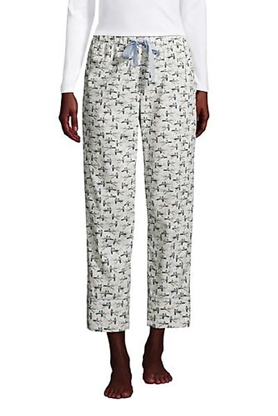 Draper James Popelin-Pyjamahose in 7/8-Länge, Damen, Größe: 48-50 Normal, E günstig online kaufen