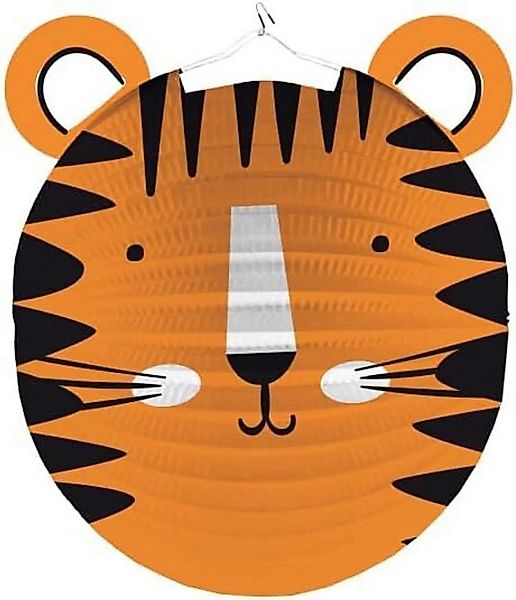 Amscan Umzugslaterne amscan - Laterne Tiger orange 9911637 günstig online kaufen