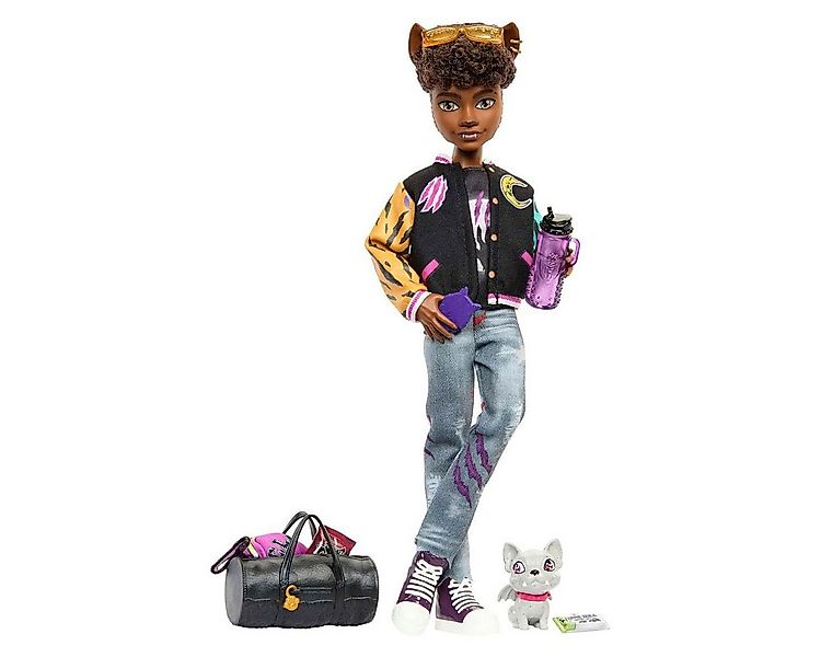 Mattel® Stehpuppe Mattel HNF65 - Monster High - Clawd Wolf Puppe mit Hausti günstig online kaufen