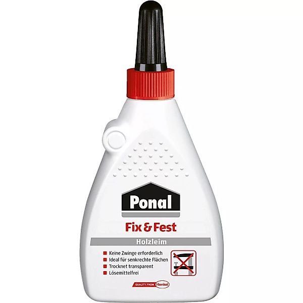 Ponal Fix & Fest Holzleim 100 g Flasche Transparent günstig online kaufen