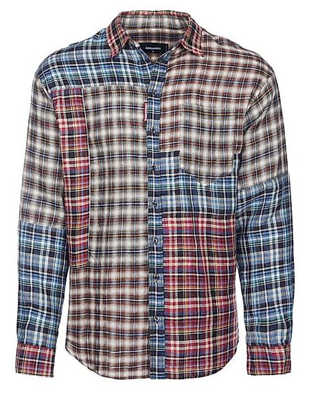 Dsquared2 Langarmhemd Dsquared2 Hemd Mix Check Drop mehrfarbig günstig online kaufen