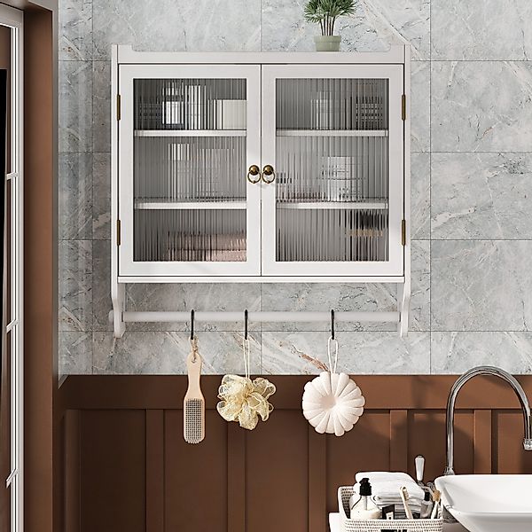 TavilaEcon Wandhängeschrank 60 cm großer Vintage-Wandschrank günstig online kaufen