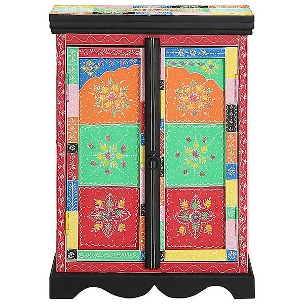 vidaXL Mehrzweckschrank Schrank bunt 50x30x75 cm aus massivem Mangoholz günstig online kaufen
