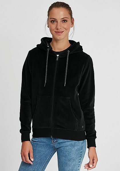OXMO Kapuzensweatjacke OXVicky Kapuzenpullover aus Nicki-Stiff günstig online kaufen