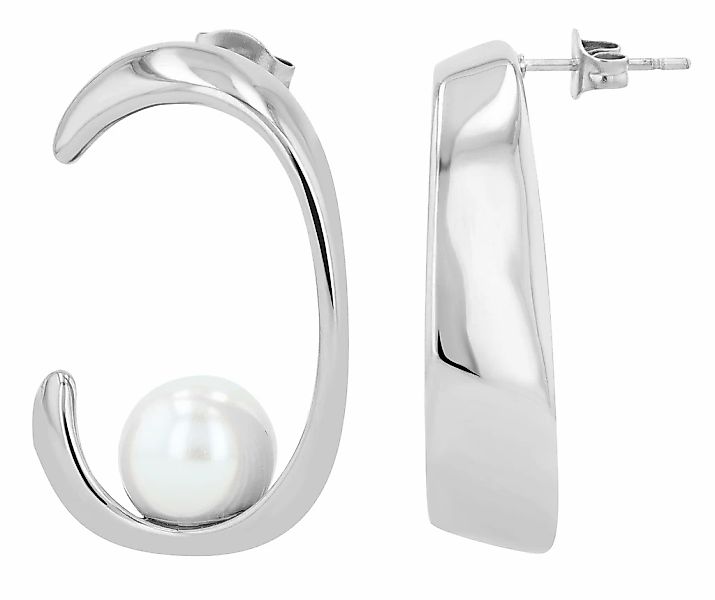 Adelia´s Paar Ohrhänger "Damen Ohrringe aus Edelstahl mit Perle" Perfekt zu günstig online kaufen