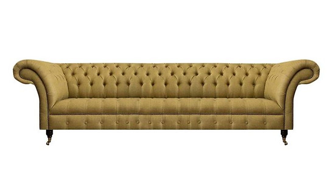 Xlmoebel Chesterfield-Sofa Designer Viersitzer Chesterfield Sofa in dunklem günstig online kaufen