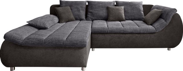 INOSIGN Ecksofa "Imola, bequem, aktuelle Steppung im Sitz, L-Form, Breite 2 günstig online kaufen