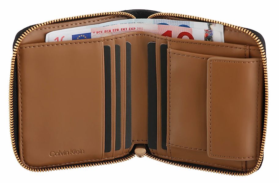 Calvin Klein Geldbörse "FOIL LOGO MEDIUM ZIP AROUND" günstig online kaufen