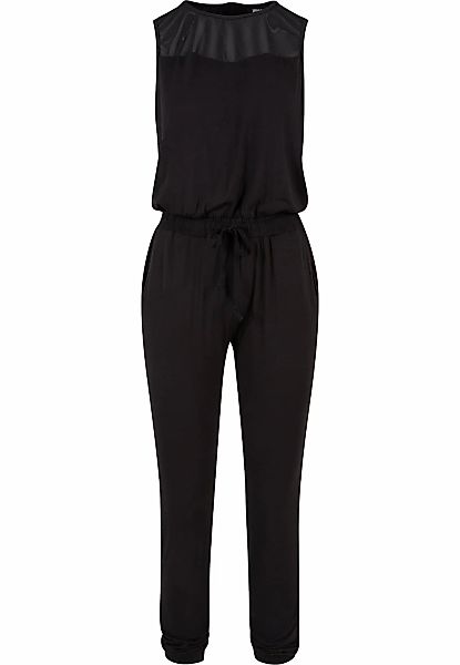 URBAN CLASSICS Jumpsuit "Urban Classics Damen Ladies Tech Mesh Long Jumpsui günstig online kaufen