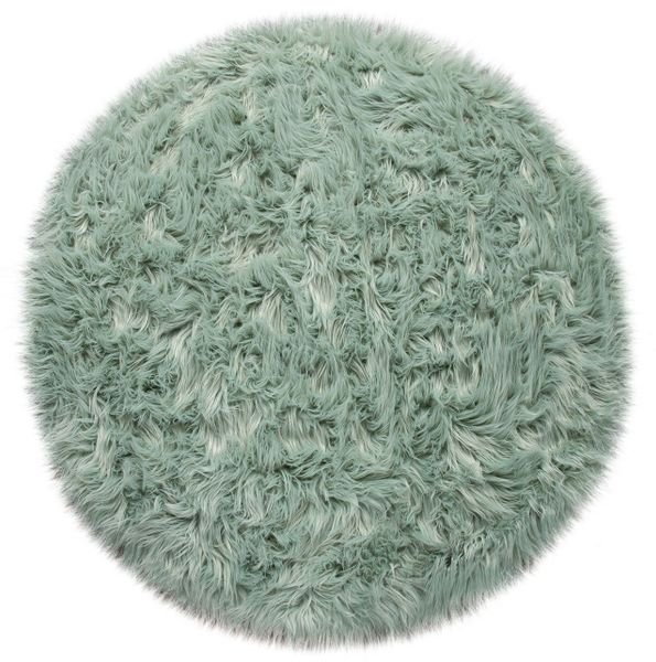 Paco Home Fellteppich "Playa 960" rund 64 mm Höhe Kunstfell, Flokati-Optik, günstig online kaufen